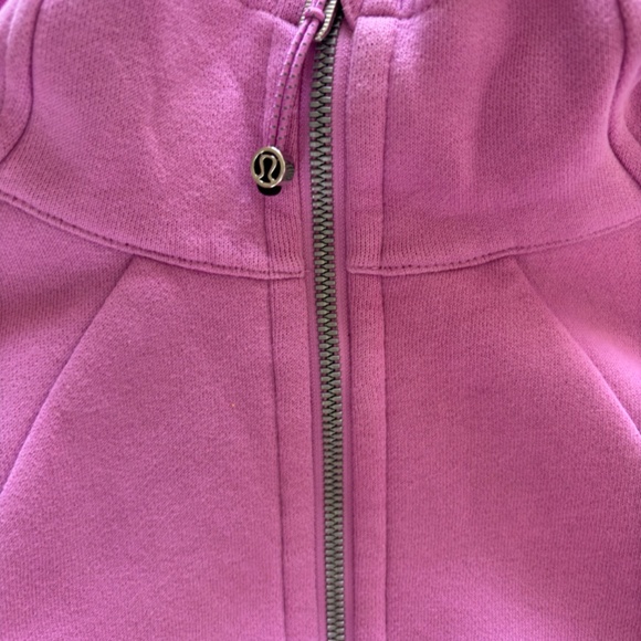 Lululemon Full-Zip Cropped Hoodie , Size 4 , Dahlia Mauve - Picture 4 of 8